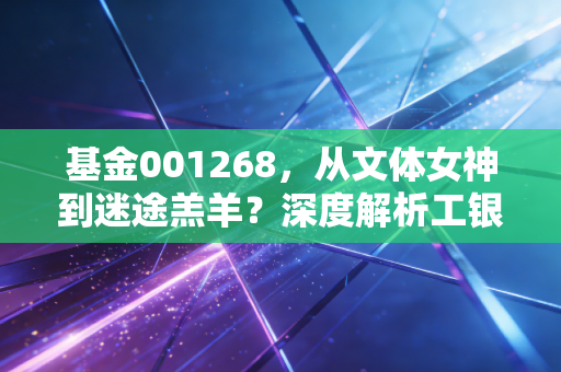 基金001268,从文体女神到迷途羔羊?深度解析工银瑞信文体产业的沉浮录