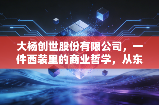 大杨创世股份有限公司,一件西装里的商业哲学,从东北小镇缝制出的全球隐形冠军