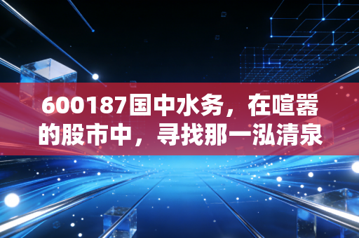 600187国中水务，在喧嚣的股市中，寻找那一泓清泉——深度解析老牌水务股的投资逻辑