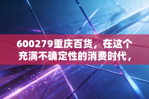 600279重庆百货,在这个充满不确定性的消费时代,寻找那份确定的烟火气