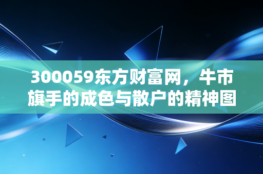 300059东方财富网,牛市旗手的成色与散户的精神图腾,我们该如何看待它?
