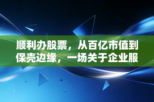 顺利办股票,从百亿市值到保壳边缘,一场关于企业服务与资本博弈的深刻反思