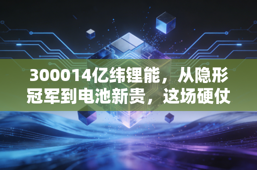 300014亿纬锂能,从隐形冠军到电池新贵,这场硬仗还要打多久?
