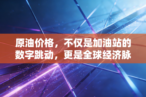 原油价格,不仅是加油站的数字跳动,更是全球经济脉搏的真实写照