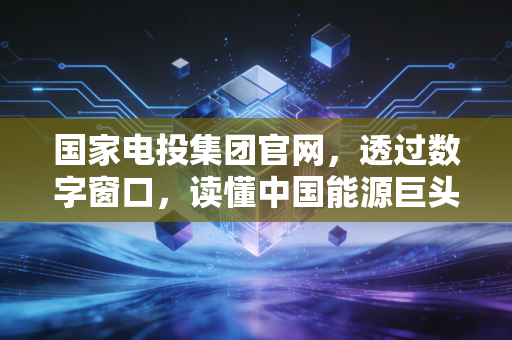 国家电投集团官网，透过数字窗口，读懂中国能源巨头的绿色野心与民生温度