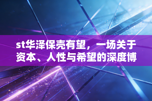 st华泽保壳有望，一场关于资本、人性与希望的深度博弈
