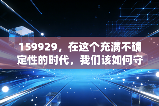 159929,在这个充满不确定性的时代,我们该如何守住手中的茅台与牛奶?