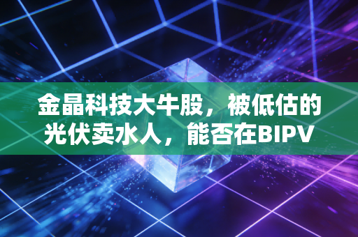 金晶科技大牛股，被低估的光伏卖水人，能否在BIPV浪潮中一飞冲天？