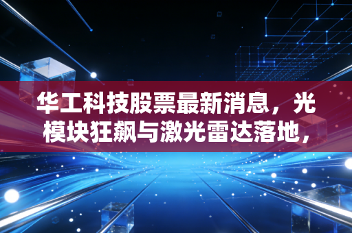 华工科技股票最新消息，光模块狂飙与激光雷达落地，这只华中科技之光还能追吗？