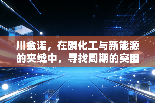 川金诺，在磷化工与新能源的夹缝中，寻找周期的突围之道