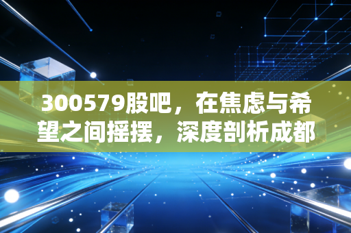 300579股吧,在焦虑与希望之间摇摆,深度剖析成都先导的投资真相与散户众生相