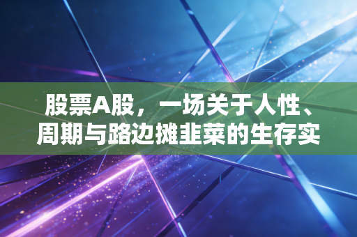股票A股，一场关于人性、周期与路边摊韭菜的生存实录