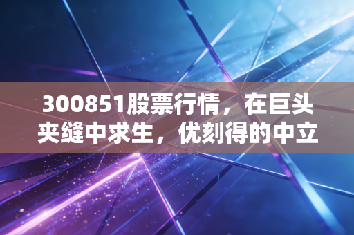 300851股票行情，在巨头夹缝中求生，优刻得的中立底牌还香不香？