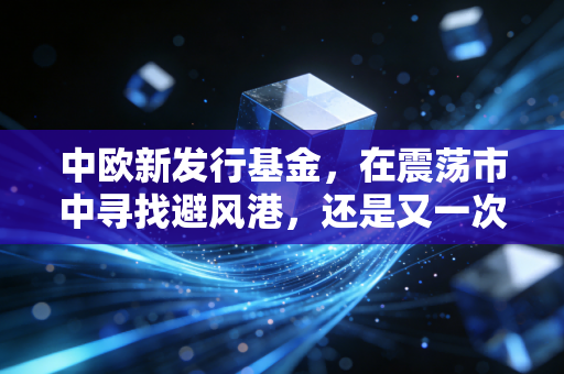 中欧新发行基金,在震荡市中寻找避风港,还是又一次勇敢者的游戏?