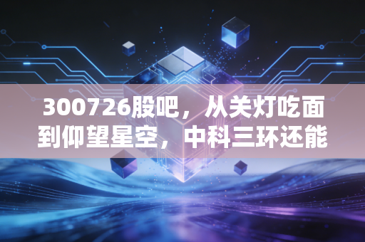 300726股吧,从关灯吃面到仰望星空,中科三环还能再战十年吗?