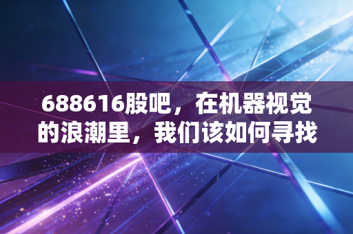 688616股吧，在机器视觉的浪潮里，我们该如何寻找投资的准星？