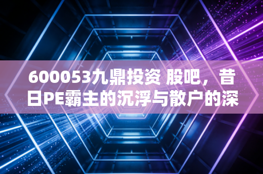 600053九鼎投资 股吧，昔日PE霸主的沉浮与散户的深夜叹息，这只票到底还有没有戏？