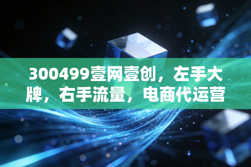 300499壹网壹创，左手大牌，右手流量，电商代运营的好日子还在吗？