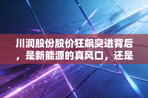 川润股份股价狂飙突进背后，是新能源的真风口，还是情绪的过山车？