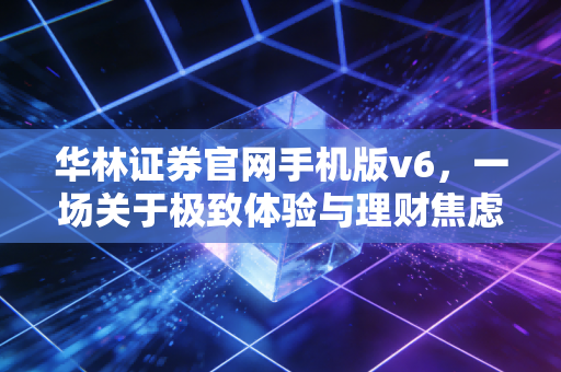 华林证券官网手机版v6,一场关于极致体验与理财焦虑的深度对话