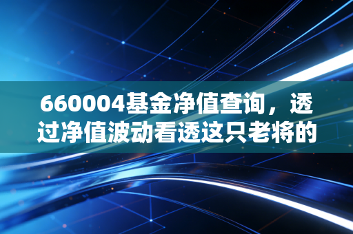 660004基金净值查询，透过净值波动看透这只老将的底色与未来