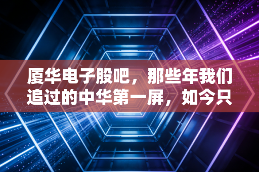 厦华电子股吧，那些年我们追过的中华第一屏，如今只剩下一地鸡毛与叹息