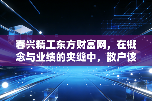 春兴精工东方财富网，在概念与业绩的夹缝中，散户该如何看清真相？