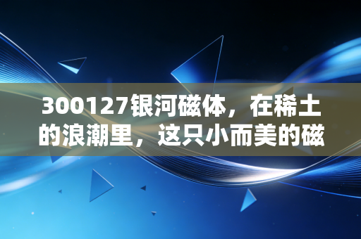300127银河磁体,在稀土的浪潮里,这只小而美的磁体龙头到底值不值得托付?