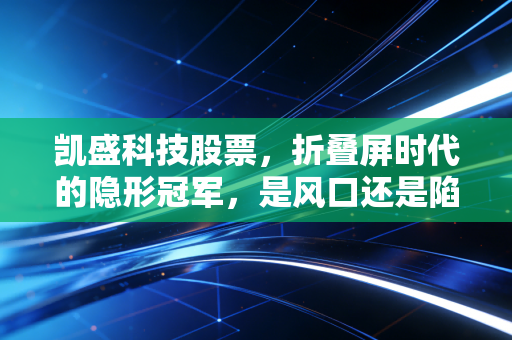 凯盛科技股票，折叠屏时代的隐形冠军，是风口还是陷阱？