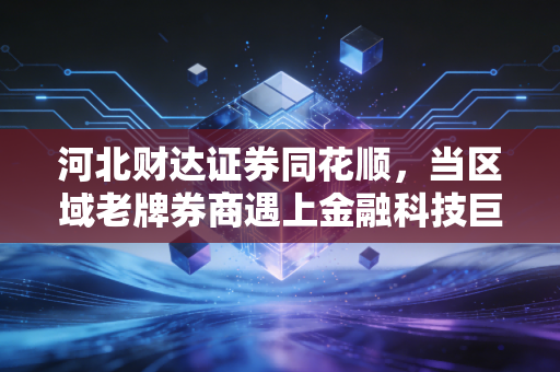 河北财达证券同花顺,当区域老牌券商遇上金融科技巨头,这不仅仅是开户那么简单