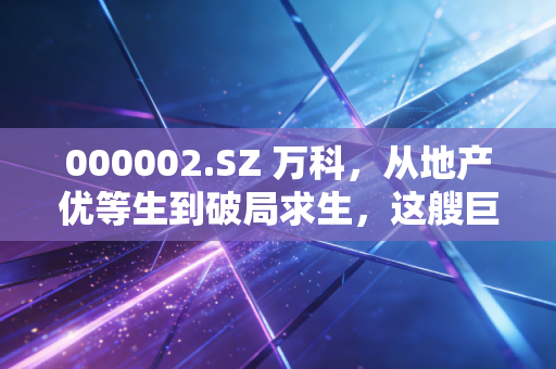000002.SZ 万科，从地产优等生到破局求生，这艘巨轮还能开多远？
