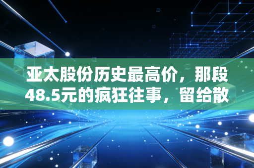 亚太股份历史最高价,那段48.5元的疯狂往事,留给散户的究竟是什么?