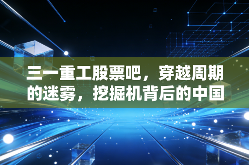 三一重工股票吧,穿越周期的迷雾,挖掘机背后的中国基建红利与全球野心