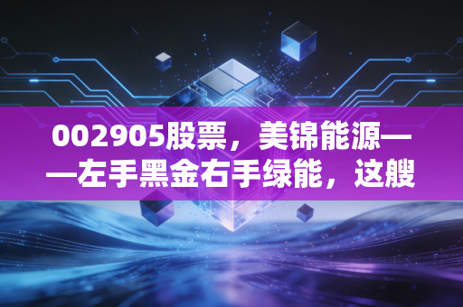 002905股票,美锦能源——左手黑金右手绿能,这艘能源巨轮还能乘风破浪吗?