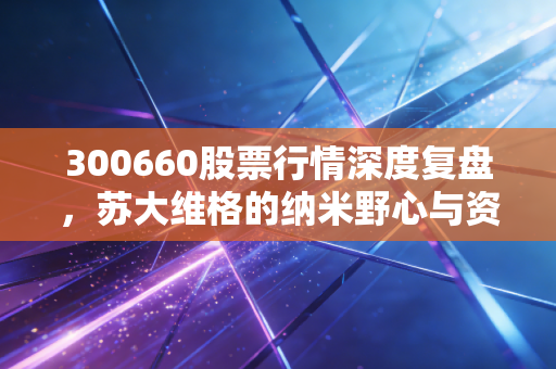 300660股票行情深度复盘，苏大维格的纳米野心与资本市场的爱恨情仇