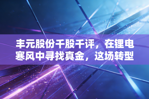 丰元股份千股千评，在锂电寒风中寻找真金，这场转型豪赌你敢跟吗？