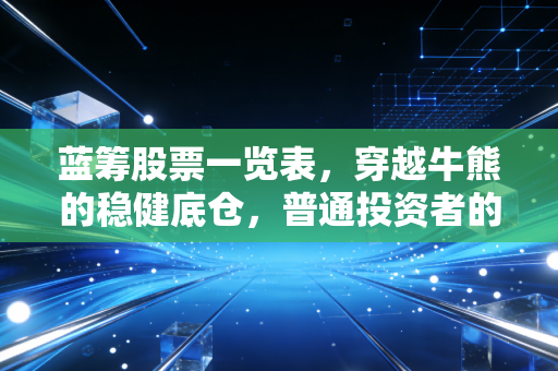 蓝筹股票一览表,穿越牛熊的稳健底仓,普通投资者的财富压舱石