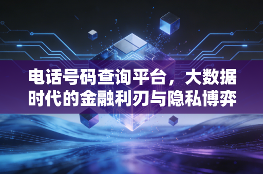 电话号码查询平台,大数据时代的金融利刃与隐私博弈