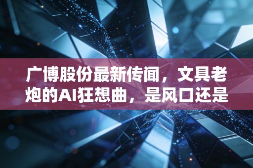 详细阅读:广博股份最新传闻,文具老炮的AI狂想曲,是风口还是陷阱? 广博股份最新传闻,文具老炮的AI狂想曲,是风口还是陷阱?