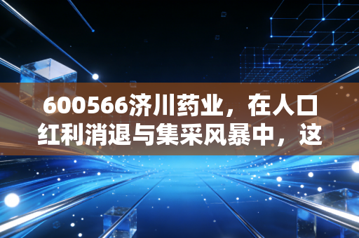 600566济川药业，在人口红利消退与集采风暴中，这只现金奶牛还值得我们死守吗？