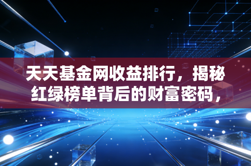 天天基金网收益排行，揭秘红绿榜单背后的财富密码，别让你的贪婪成为镰刀下的韭菜
