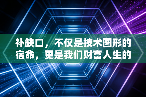 补缺口，不仅是技术图形的宿命，更是我们财富人生的必经之路