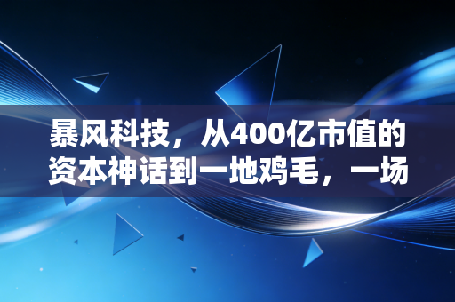 暴风科技，从400亿市值的资本神话到一地鸡毛，一场关于贪婪与风口的深刻反思