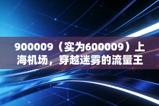 900009（实为600009）上海机场，穿越迷雾的流量王者，是时候抄底了吗？