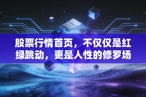 股票行情首页,不仅仅是红绿跳动,更是人性的修罗场与财富的罗盘