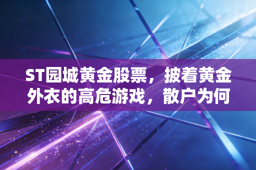 ST园城黄金股票，披着黄金外衣的高危游戏，散户为何总爱在刀尖上跳舞？