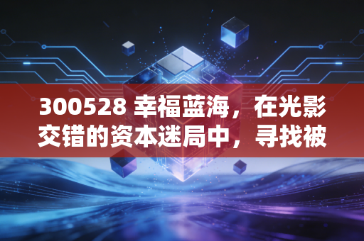 300528 幸福蓝海，在光影交错的资本迷局中，寻找被遗忘的幸福溢价