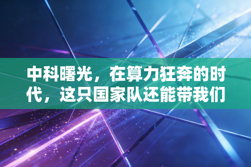 中科曙光，在算力狂奔的时代，这只国家队还能带我们走多远？