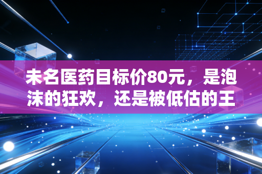 未名医药目标价80元,是泡沫的狂欢,还是被低估的王者归来?