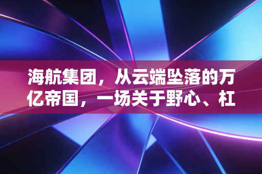 海航集团,从云端坠落的万亿帝国,一场关于野心、杠杆与人性的残酷大戏